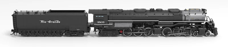 Broadway Limited Imports (6987) | D&RGW 4-6-6-4 #3803 | Black & Graphite, Coal Tender | Paragon4 Sound/DC/DCC | Smoke | N Scale