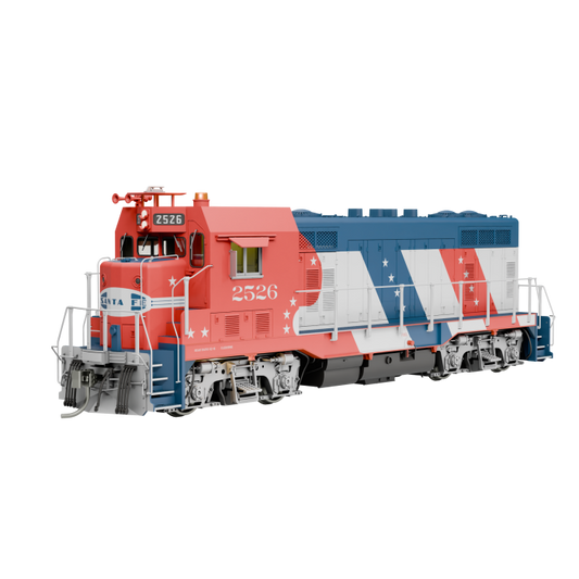 Rapido ATSF CF7 w/ Square Cab | ATSF #2526 | Bicentennial | DC/DCC | Sound | HO Scale