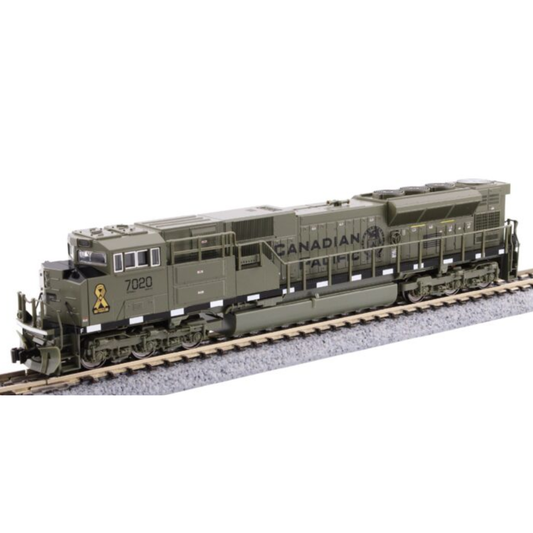 Kato (176-8541S) • SD70ACu • Canadian Pacific CP #7020 • Green • DCC & LokSound • N Scale