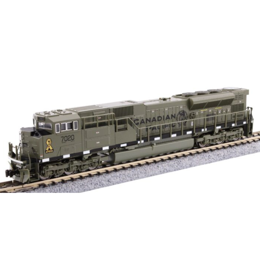 Kato (176-8541S) • SD70ACu • Canadian Pacific CP #7020 • Green • DCC & LokSound • N Scale