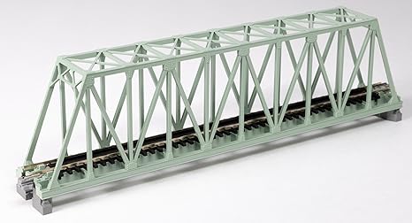 Kato Single-Track Truss Bridge (20428) | 9 3/4" (24.8cm) | Green | N Scale