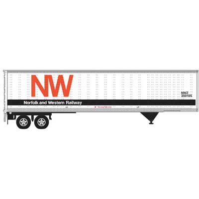 Atlas Master 50007205 45' Pines Trailer Norfolk & Western (NW) #250069 N Scale