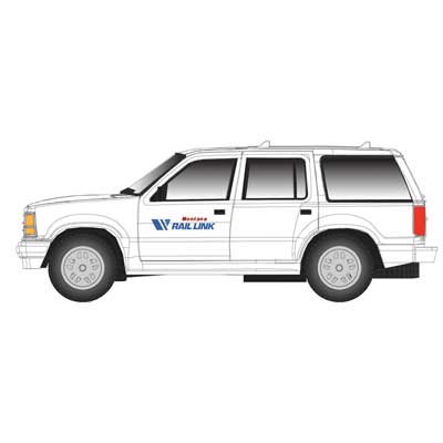 Atlas 60000169 1993 Ford Explorer 2-Pack Montana Rail Link (MRL) N Scale