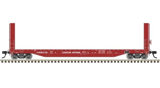 Atlas Master(R) 51' 6" Bulkhead Flat Car - Canadian National CN #603138 - HO Scale