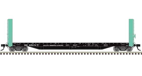 Atlas Master(R) 51' 6" Bulkhead Flat Car - Duluth, Winnipeg and Pacific Railway #605076 - HO Scale