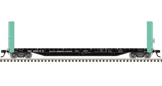 Atlas Master(R) 51' 6" Bulkhead Flat Car - Duluth, Winnipeg and Pacific Railway #605076 - HO Scale