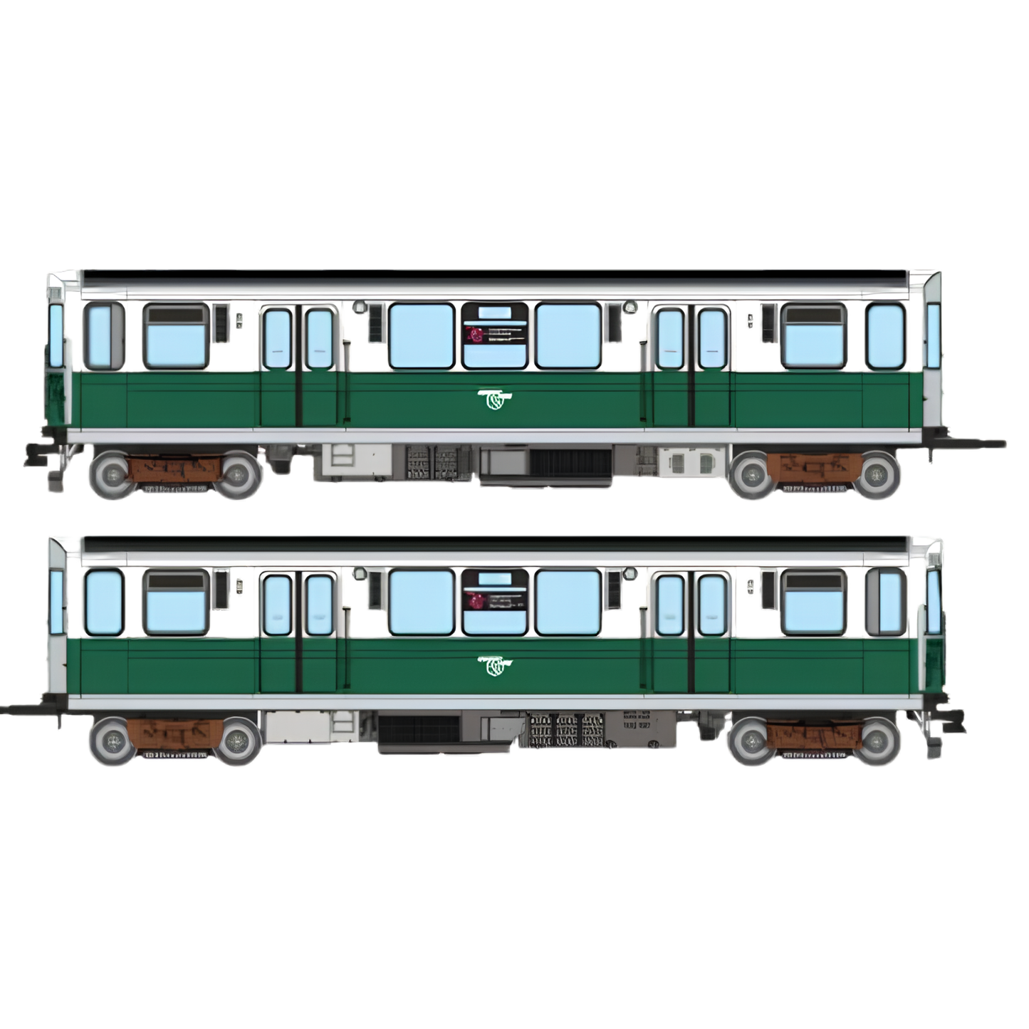 Rapido (208518) | CTA 2600 Budd Series 'L' Cars | 2-Car Pair | Chicago Transit Authority CTA #2867 & 2868 | 75th Anniversary Scheme | DCC/Sound | HO Scale [PRE-ORDER]