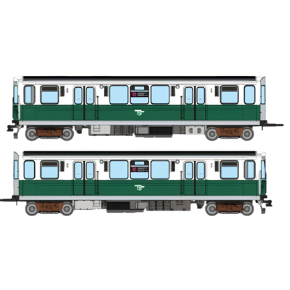 Rapido (208518) | CTA 2600 Budd Series 'L' Cars | 2-Car Pair | Chicago Transit Authority CTA #2867 & 2868 | 75th Anniversary Scheme | DCC/Sound | HO Scale [PRE-ORDER]