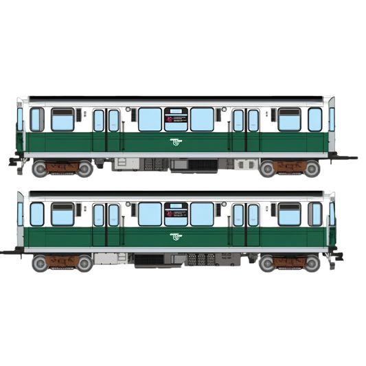 Rapido (208517) | CTA 2600 Budd Series 'L' Cars | 2-Car Pair | Chicago Transit Authority CTA #2849 & 2850 | 75th Anniversary Scheme | DCC/Sound | HO Scale [PRE-ORDER]