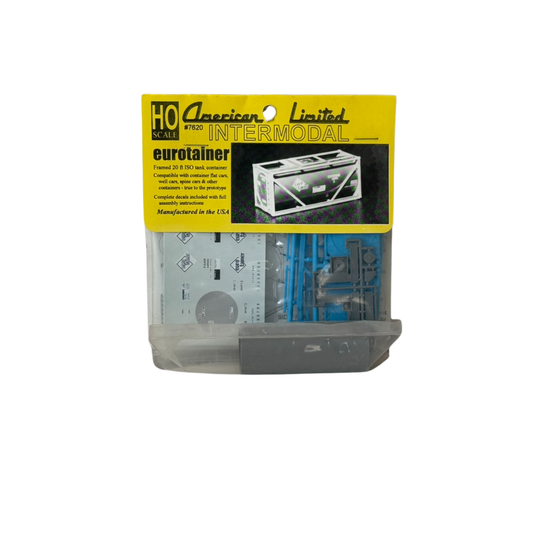American Limited Intermodal (7620) • Eurotainer • 20' Framed ISO Tank Container • Kit • HO Scale (NOS)