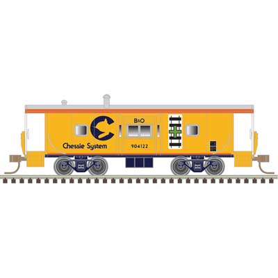 Atlas Master(R) (50007393) • International Steel Bay Window Caboose • Chessie System B&O #904020 • N Scale