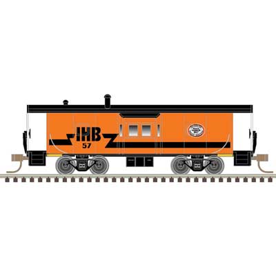 Atlas Master(R) (50007399) • International Steel Bay Window Caboose • Indiana Harbor Belt #54 • N Scale