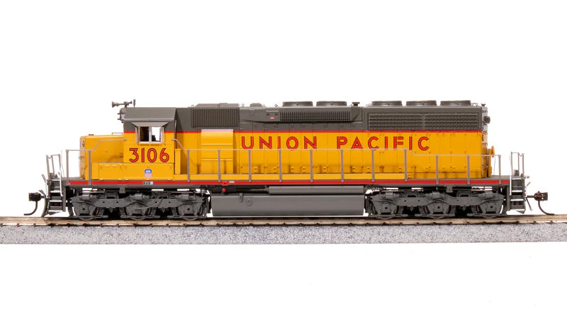 Broadway Limited Imports EMD SD40 Low Nose - Union Pacific #3106 - Stealth (Non-Sound) - DCC-Ready - HO Scale