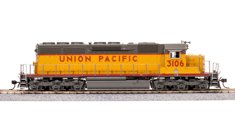 Broadway Limited Imports EMD SD40 Low Nose - Union Pacific #3106 - Stealth (Non-Sound) - DCC-Ready - HO Scale