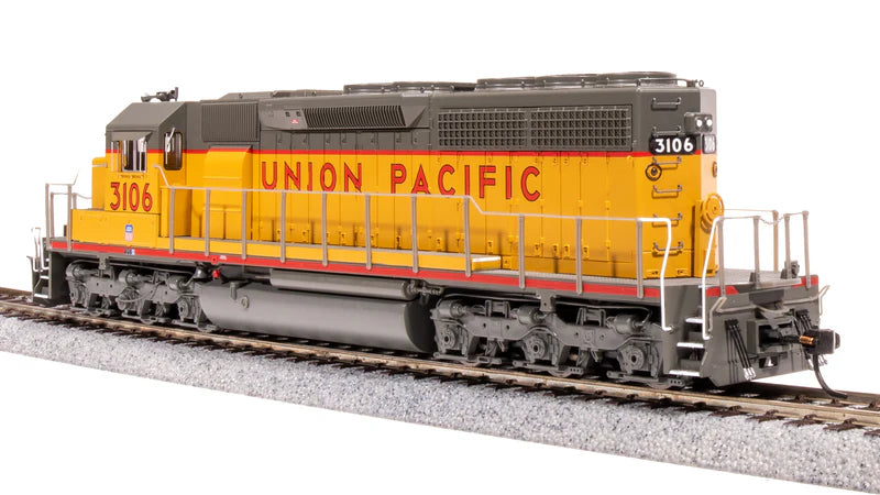 Broadway Limited Imports EMD SD40 Low Nose - Union Pacific #3106 - Stealth (Non-Sound) - DCC-Ready - HO Scale