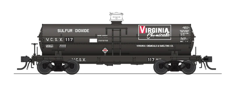 Broadway Limited Imports (10361) | 6,000 Gallon Tank Car | Virginia Chemical VCSX #171 + #177 | 2-Pack | HO Scale [PRE-ORDER]