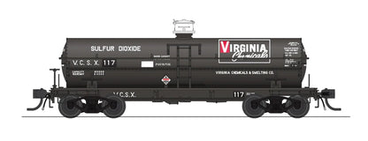 Broadway Limited Imports (10361) | 6,000 Gallon Tank Car | Virginia Chemical VCSX #171 + #177 | 2-Pack | HO Scale [PRE-ORDER]