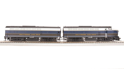 Broadway Limited RF-16 Sharknose A/B, B&O 857A/857X, As-Delivered, A-Unit Paragon4 Sound/DC/DCC, Unpowered B, HO Scale