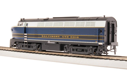 Broadway Limited RF-16 Sharknose A/B, B&O 857A/857X, As-Delivered, A-Unit Paragon4 Sound/DC/DCC, Unpowered B, HO Scale
