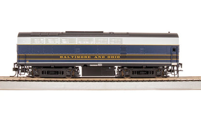 Broadway Limited RF-16 Sharknose A/B, B&O 857A/857X, As-Delivered, A-Unit Paragon4 Sound/DC/DCC, Unpowered B, HO Scale