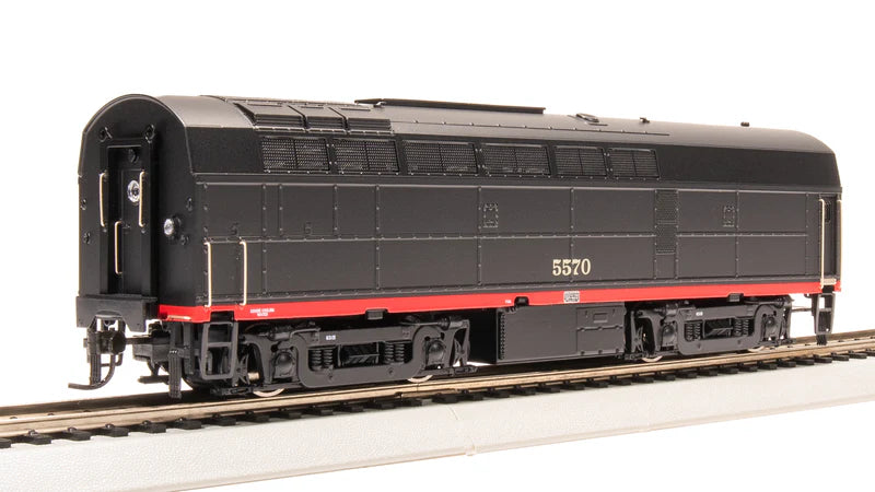 Broadway Limited RF-16 Sharknose A/B, SP 5550/5570, Black Widow Scheme, A-Unit Paragon4 Sound/DC/DCC, Unpowered B, HO Scale