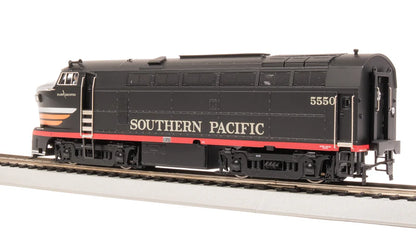 Broadway Limited RF-16 Sharknose A/B, SP 5550/5570, Black Widow Scheme, A-Unit Paragon4 Sound/DC/DCC, Unpowered B, HO Scale