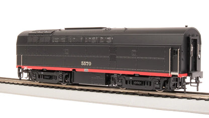 Broadway Limited RF-16 Sharknose A/B, SP 5550/5570, Black Widow Scheme, A-Unit Paragon4 Sound/DC/DCC, Unpowered B, HO Scale