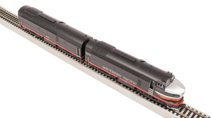 Broadway Limited RF-16 Sharknose A/B, SP 5550/5570, Black Widow Scheme, A-Unit Paragon4 Sound/DC/DCC, Unpowered B, HO Scale