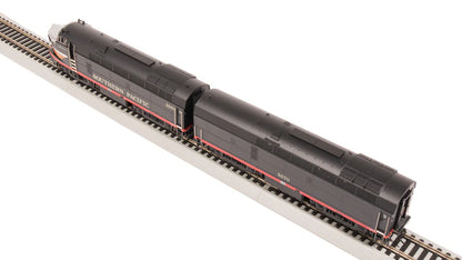 Broadway Limited RF-16 Sharknose A/B, SP 5550/5570, Black Widow Scheme, A-Unit Paragon4 Sound/DC/DCC, Unpowered B, HO Scale