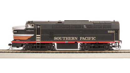 Broadway Limited RF-16 Sharknose A/B, SP 5550/5570, Black Widow Scheme, A-Unit Paragon4 Sound/DC/DCC, Unpowered B, HO Scale