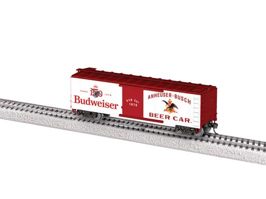 Lionel (2654160) | 40' Steel Flat-End Plug-Door Reefer/Boxcar | Budweiser 150th Anniversary | HO Scale [PRE-ORDER]