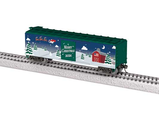 Lionel (2654100) | 40' Steel Flat-End Boxcar | Christmas 2026 | HO Scale [PRE-ORDER]