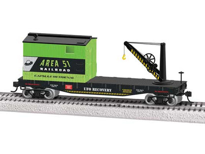 Lionel (2654090) | Work Crane Car | Area 51 | HO Scale [PRE-ORDER]