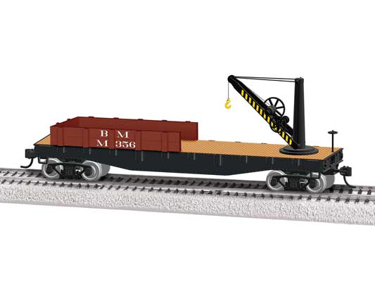 Lionel (2654070) | Work Crane Car | Boston & Maine #M356 | HO Scale [PRE-ORDER]