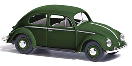 Busch Gmbh & Co Kg 1955 Volkswagon Beetle with Canvas Roof, Assembled, HO Scale