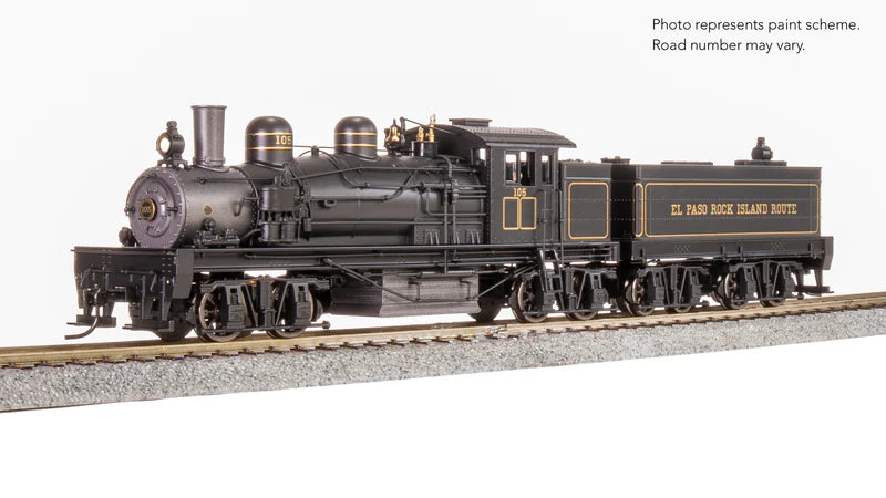 Broadway Limited Class D 4-truck Shay (7825) | El Paso & Rock Island Route #105 | Paragon4 Sound/DC/DCC | Smoke | HO Scale