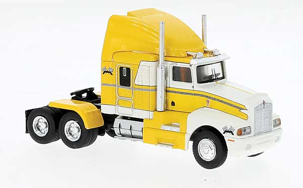 Brekina Automodelle 1984 Kenworth T600 Sleeper-Cab Semi Tractor - HO Scale