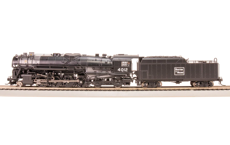 Broadway Limited Imports (7880) Boston & Maine 2-8-4 Berkshire | T1a #4002 | 4-axle Tender | Paragon4 Sound/DC/DCC | Smoke | HO Scale