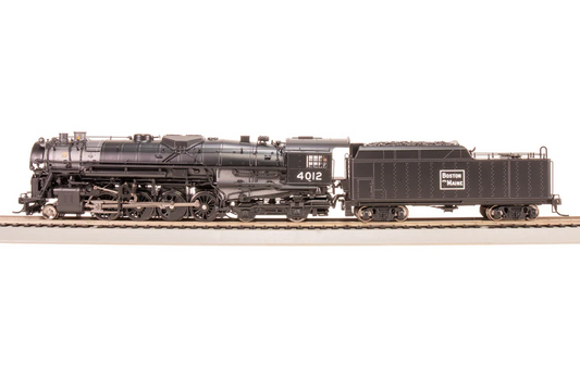 Broadway Limited Imports (7880) Boston & Maine 2-8-4 Berkshire | T1a #4002 | 4-axle Tender | Paragon4 Sound/DC/DCC | Smoke | HO Scale