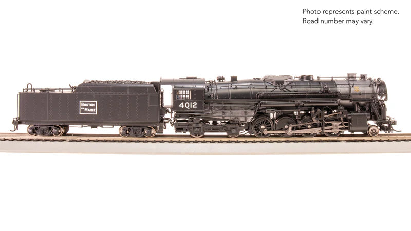 Broadway Limited Imports (7880) Boston & Maine 2-8-4 Berkshire | T1a #4002 | 4-axle Tender | Paragon4 Sound/DC/DCC | Smoke | HO Scale