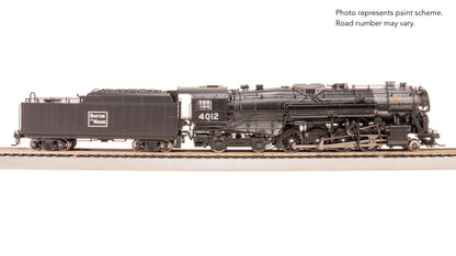 Broadway Limited Imports (7880) Boston & Maine 2-8-4 Berkshire | T1a #4002 | 4-axle Tender | Paragon4 Sound/DC/DCC | Smoke | HO Scale