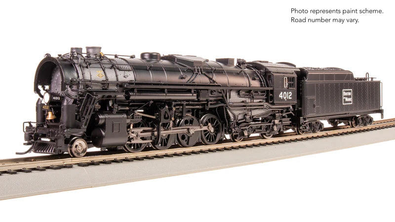 Broadway Limited Imports (7880) Boston & Maine 2-8-4 Berkshire | T1a #4002 | 4-axle Tender | Paragon4 Sound/DC/DCC | Smoke | HO Scale