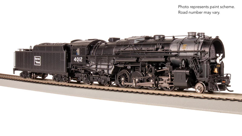Broadway Limited Imports (7880) Boston & Maine 2-8-4 Berkshire | T1a #4002 | 4-axle Tender | Paragon4 Sound/DC/DCC | Smoke | HO Scale