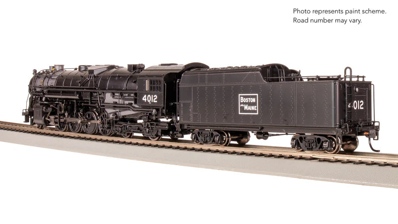 Broadway Limited Imports (7880) Boston & Maine 2-8-4 Berkshire | T1a #4002 | 4-axle Tender | Paragon4 Sound/DC/DCC | Smoke | HO Scale