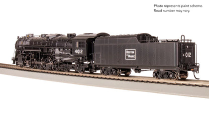 Broadway Limited Imports (7880) Boston & Maine 2-8-4 Berkshire | T1a #4002 | 4-axle Tender | Paragon4 Sound/DC/DCC | Smoke | HO Scale