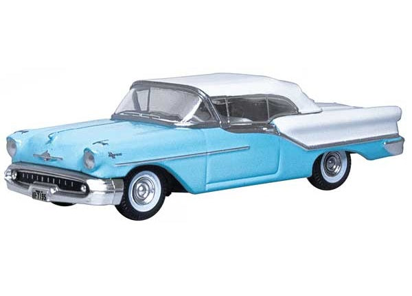 Oxford Diecast 1957 Oldsmobile 88 Convertible - Top Up - HO Scale