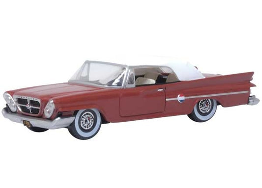 Oxford Diecast 1961 Chrysler 300 Convertible - Top Up - HO Scale