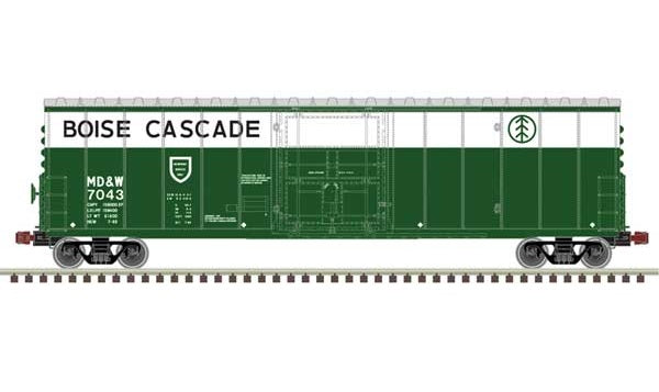 Atlas NSC 50' Newsprint Plug-Door Boxcar - Boise Cascade MD&W #7061 - HO Scale