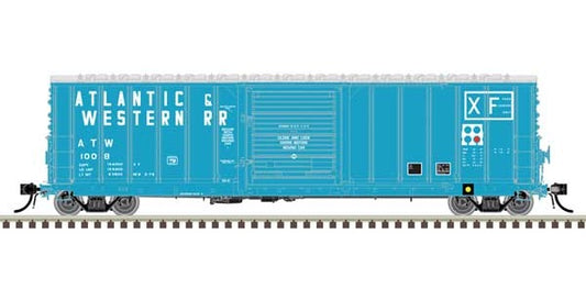 Atlas Master(R) CNCF 5000 50' Boxcar - Atlantic & Western #1017 - HO Scale