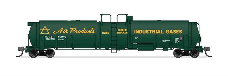 Broadway Limited Cryogenic Tank Car, Air Products, Two-Pack, N Scale